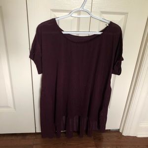 American Eagle Outfitters Tee with Flowing Back